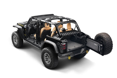 Rugged Ridge 07-21 Wrangler JK/JL 4-Door Interior Storage Rack - Lights
