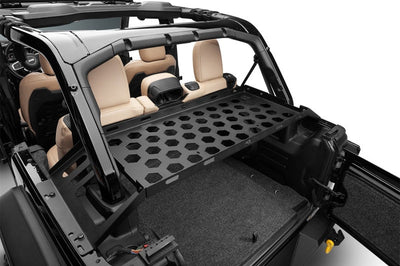 Rugged Ridge 07-21 Wrangler JK/JL 4-Door Interior Storage Rack - Lights