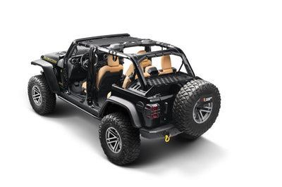 Rugged Ridge 07-21 Wrangler JK/JL 4-Door Interior Storage Rack - Lights