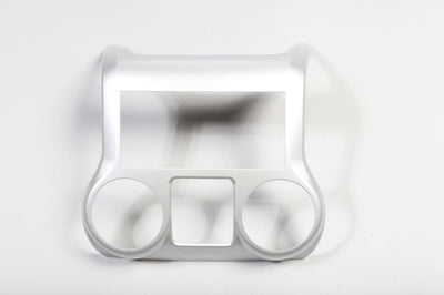 Rugged Ridge 11-18 Jeep Wrangler JK Brushed Silver Center Radio Console - Lights