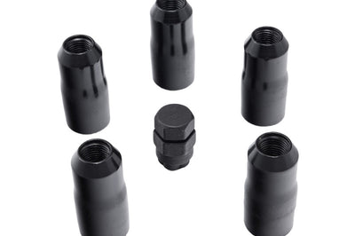 Rugged Ridge 18-20 Jeep Wrangler JL/JLU Black M14-1.5 Wheel Lock Nut Set w/Key - and Tire Accessories