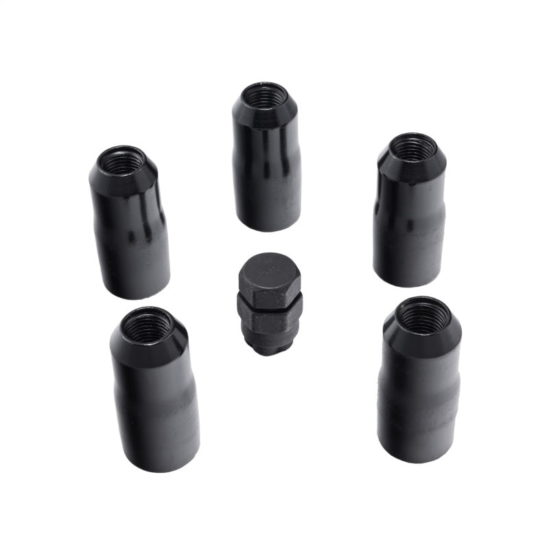 Rugged Ridge 18-20 Jeep Wrangler JL/JLU Black M14-1.5 Wheel Lock Nut Set w/Key - and Tire Accessories