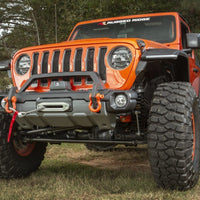 Rugged Ridge 18-21 Jeep Wrangler/Gladiator (JL/JT) Venator Modular Bumper - Black - Bumpers Grilles & Guards