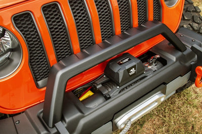 Rugged Ridge 18-21 Jeep Wrangler/Gladiator (JL/JT) Venator Modular Bumper - Black - Bumpers Grilles & Guards