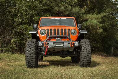 Rugged Ridge 18-21 Jeep Wrangler/Gladiator (JL/JT) Venator Modular Bumper - Black - Bumpers Grilles & Guards