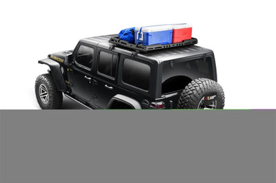 Rugged Ridge 18 21 Wrangler JL/Gladiator Roof Rack w/ Basket HT Roofs & Accessories