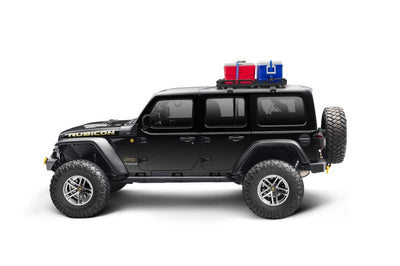 Rugged Ridge 18 21 Wrangler JL/Gladiator Roof Rack w/ Basket HT Roofs & Accessories