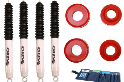 Rugged Ridge 2-In Coil Spacer Kit Shocks 99-04 Grand Cherokee - Suspension