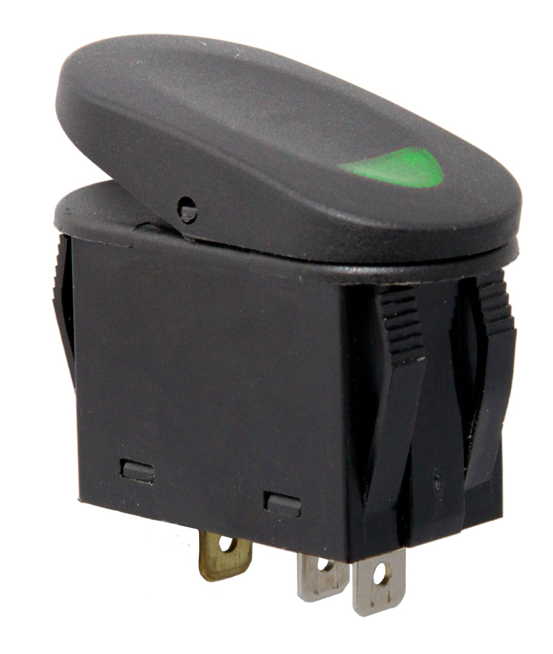 Rugged Ridge 2-Position Rocker Switch Green - Programmers & Chips