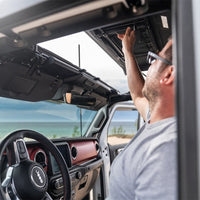 Rugged Ridge 20-22 Jeep Gladiator JT Voyager Fastback Soft Top - Black Diamond - Exterior Styling