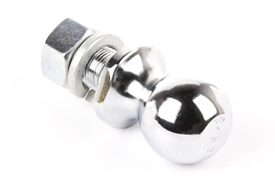 Rugged Ridge 2in Trailer Hitch Ball 1in Dia Shank Chrome - Winches & Hitches