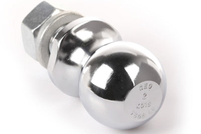 Rugged Ridge 2in Trailer Hitch Ball 1in Dia Shank Chrome - Winches & Hitches