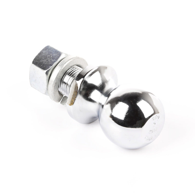 Rugged Ridge 2in Trailer Hitch Ball 1in Dia Shank Chrome - Winches & Hitches