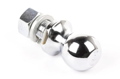 Rugged Ridge 2in Trailer Hitch Ball 1in Dia Shank Chrome - Winches & Hitches