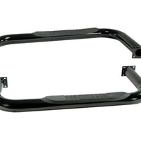 Rugged Ridge 3-In Round Side Steps Black 87-95 Jeep Wrangler - Nerf Bars & Running Boards