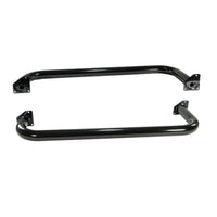 Rugged Ridge 3-In Round Side Steps Black 97-06 Jeep Wrangler - Nerf Bars & Running Boards
