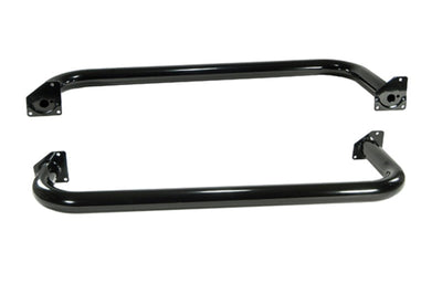 Rugged Ridge 3-In Round Side Steps Black 97-06 Jeep Wrangler - Nerf Bars & Running Boards