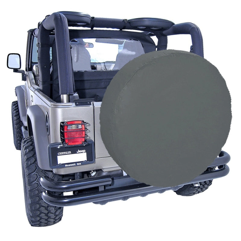 Rugged Ridge 35-36 Inch Tire Cover Black Diamond - Exterior Styling