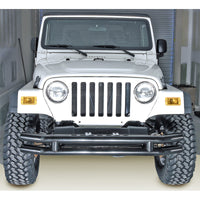 Rugged Ridge 3in Double Tube Bumper 76-06 Jeep CJ / Wrangler - Bumpers Grilles & Guards