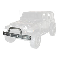 Rugged Ridge 3in Double Tube Front Bumper 07-18 Jeep Wrangler - Bumpers Grilles & Guards