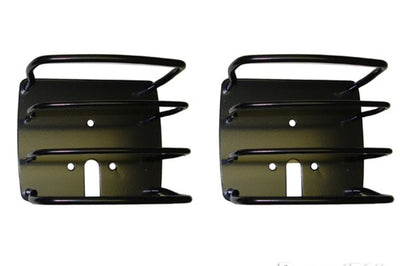 Rugged Ridge 76-06 Jeep CJ / Wrangler Black Euro Tail Light Guards - Lights