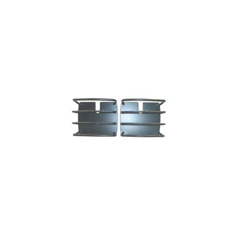 Rugged Ridge 76-06 Jeep CJ / Wrangler Black Euro Tail Light Guards - Lights
