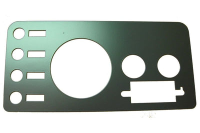 Rugged Ridge 76-86 Jeep CJ Black Gauge Cover - Gauges & Pods