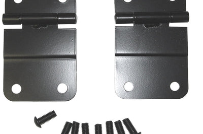 Rugged Ridge 76-86 Jeep CJ Black Lower Tailgate Hinge Set - Truck Bed Accessories