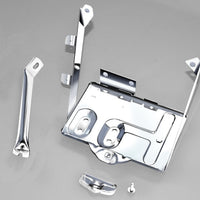 Rugged Ridge 76-86 Jeep CJ Stainless Steel Battery Tray Kit - Batteries Starting & Charging