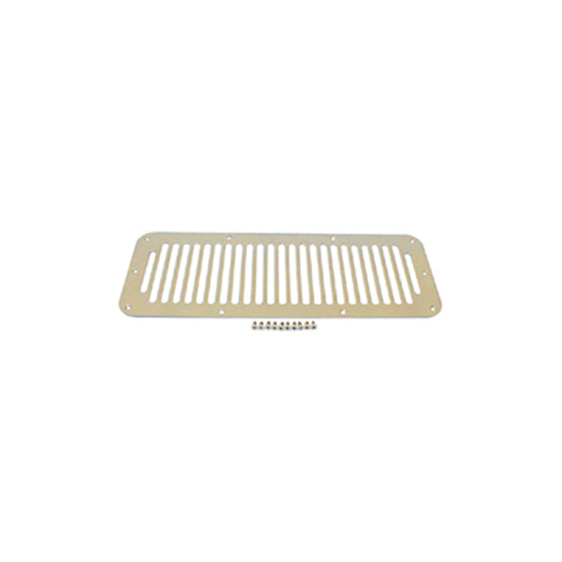 Rugged Ridge 76-95 Jeep CJ / Wrangler Stainless Steel Cowl Vent Cover - Exterior Styling
