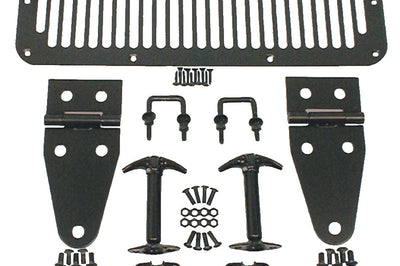 Rugged Ridge 78-95 Jeep CJ / Wrangler Black Hood Kit - Exterior Styling