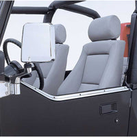 Rugged Ridge 87-95 Jeep Wrangler YJ Stainless Steel Half Door Retaining Channel - Exterior Styling