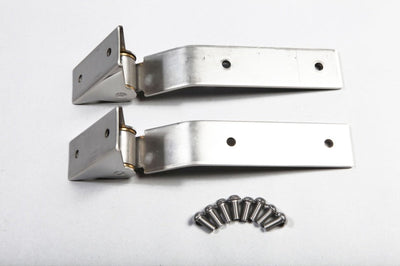 Rugged Ridge 87-95 Jeep Wrangler YJ Stainless Steel Tailgate Hinges - Truck Bed Accessories