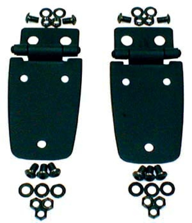 Rugged Ridge 97-06 Jeep Wrangler Black Hood Hinges - Exterior Styling