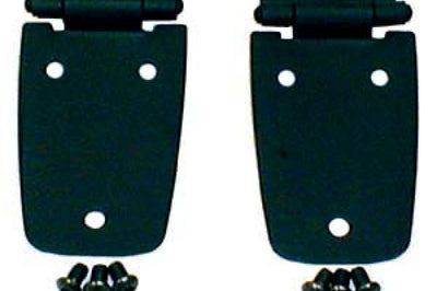 Rugged Ridge 97-06 Jeep Wrangler Black Hood Hinges - Exterior Styling