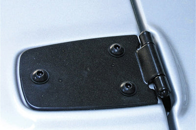 Rugged Ridge 97-06 Jeep Wrangler Black Hood Hinges - Exterior Styling