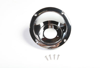 Rugged Ridge 97-06 Jeep Wrangler Chrome Gas Tank Filler Bezel - Fuel Delivery