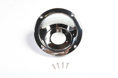 Rugged Ridge 97-06 Jeep Wrangler Chrome Gas Tank Filler Bezel - Fuel Delivery