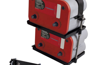 Rugged Ridge 97-06 Jeep Wrangler Dual Battery Tray - Batteries Starting & Charging