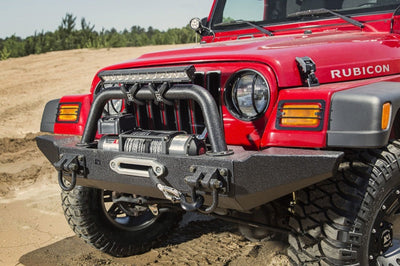 Rugged Ridge 97-06 Jeep Wrangler TJ Black Aluminum Hood Catches - Fabrication