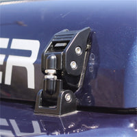 Rugged Ridge 97-06 Jeep Wrangler TJ Black Aluminum Hood Catches - Fabrication