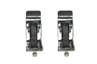 Rugged Ridge 97-06 Jeep Wrangler TJ Stainless Steel Hood Catch Set - Fabrication