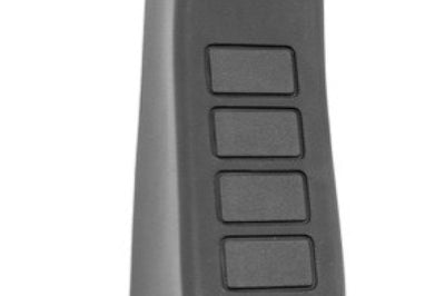 Rugged Ridge A-Pillar 4 Switch Pod Black RHD 07-10 Jeep Wrangler JK - Interior Accessories