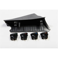 Rugged Ridge A-Pillar Switch Pod Kit Black LHD 07-10 (JK) - Interior Accessories