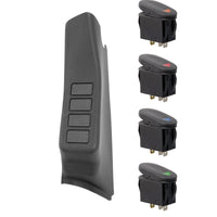Rugged Ridge A-Pillar Switch Pod Kit Black LHD 07-10 (JK) - Interior Accessories