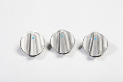 Rugged Ridge Alum Climate Control Knob Set Blue 07-10 Jeep Wrangler JK - Interior Accessories