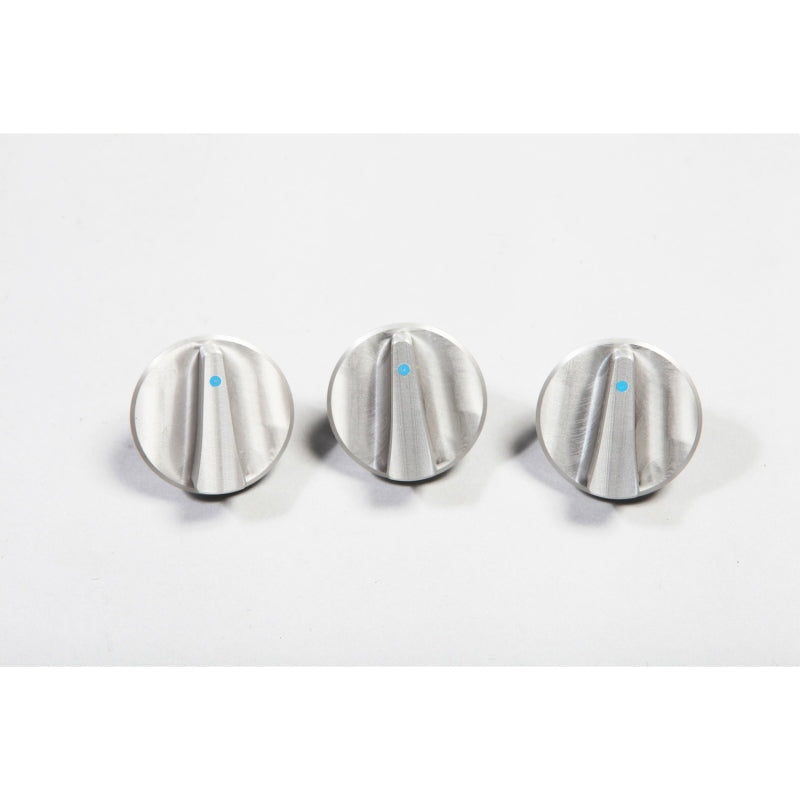 Rugged Ridge Alum Climate Control Knob Set Blue 07-10 Jeep Wrangler JK - Interior Accessories