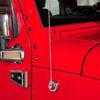 Rugged Ridge Antenna Base Cover Chrome 07-18 Jeep Wrangler - Exterior Styling