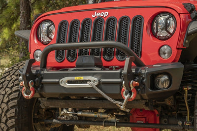 Rugged Ridge Arcus Front Bumper Set W/ Overrider 2018 Jeep Wrangler JK - Bumpers Grilles & Guards