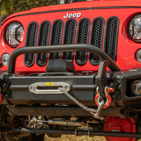 Rugged Ridge Arcus Front Bumper Set W/ Overrider 2018 Jeep Wrangler JK - Bumpers Grilles & Guards